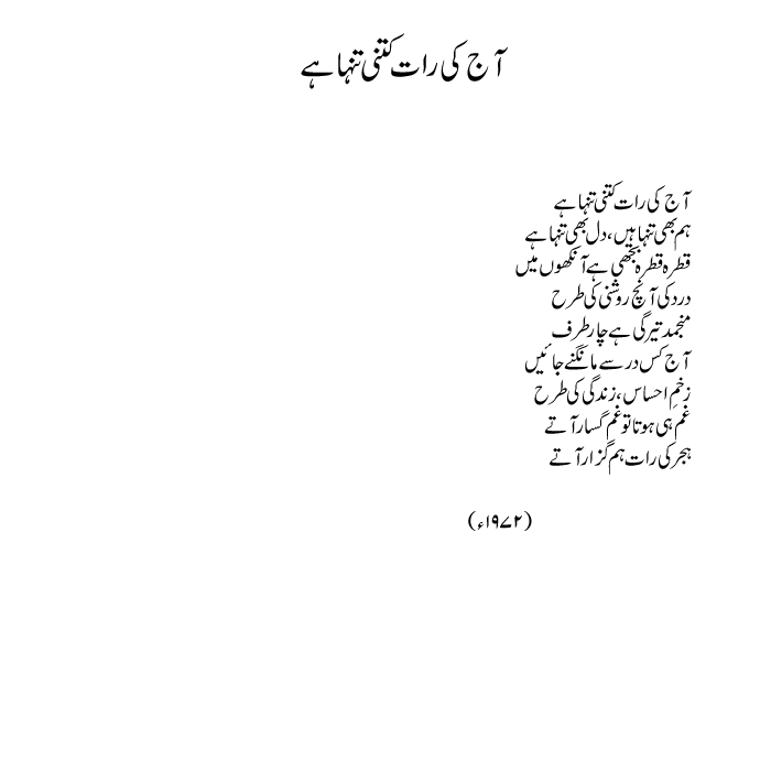 aaj ki raat